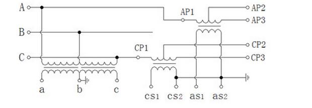 JLS-33、35组合式互感接线图